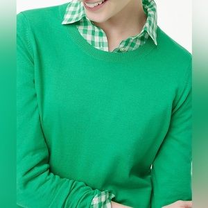J.Crew Factory Solid Green Pullover Sweater